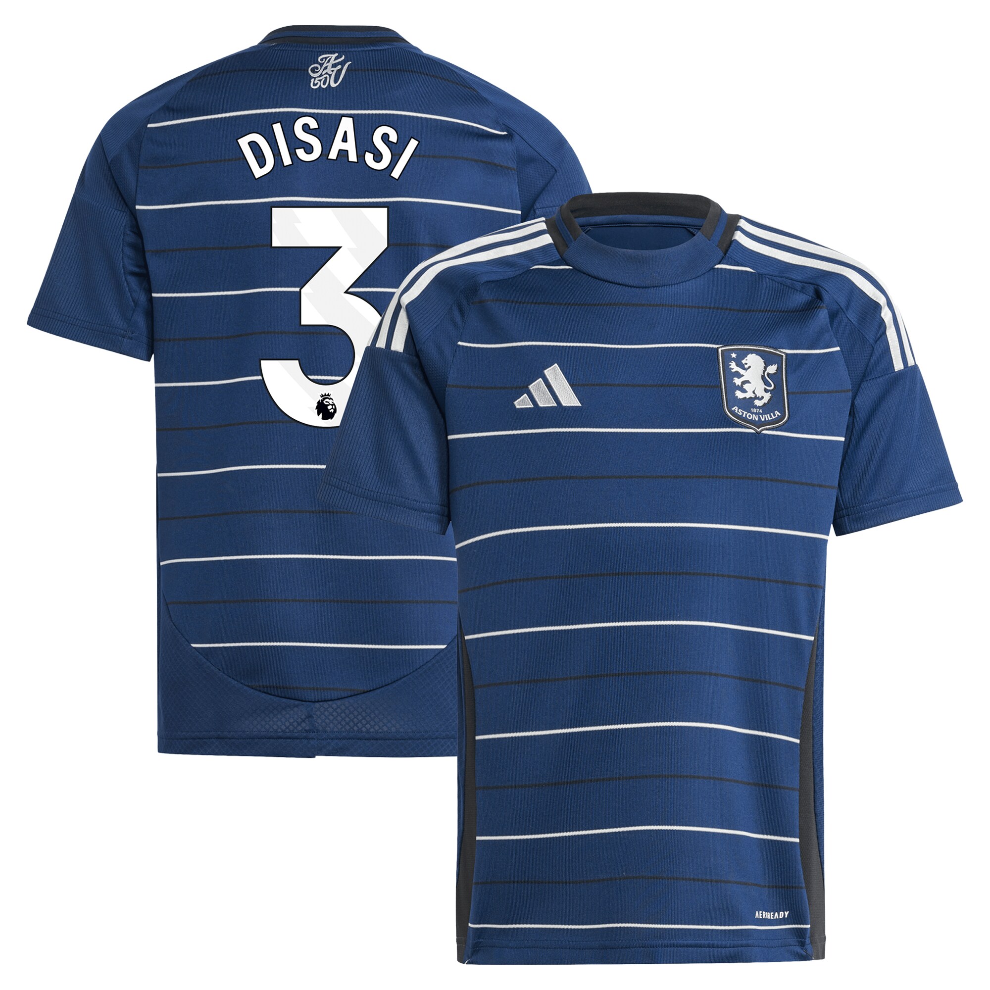 Aston Villa aston villa adidas third shirt 2024-25 – kids with disasi 3 printing Kits - Official Football Shirts & Training Gear