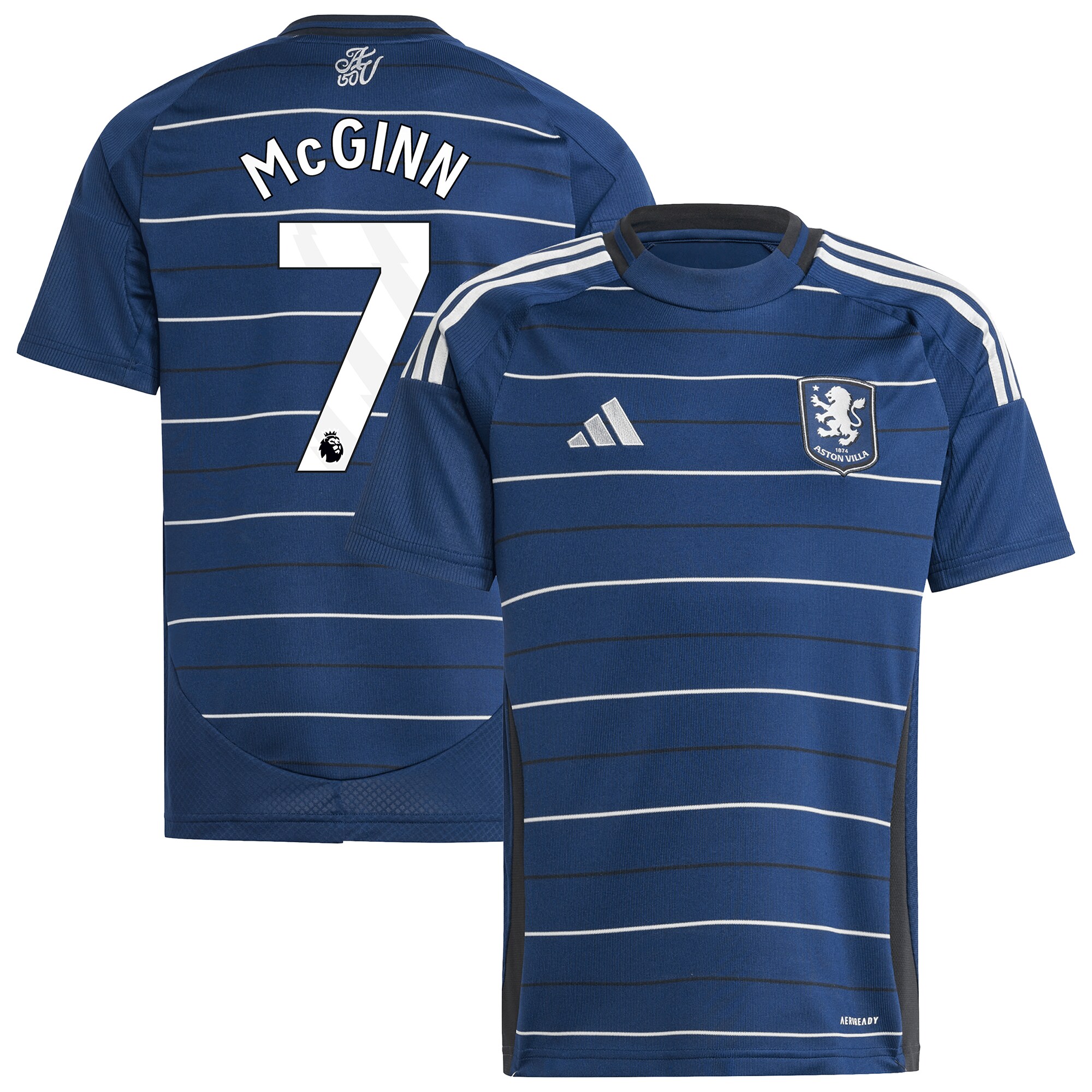 Aston Villa aston villa adidas third shirt 2024-25 – kids with mcginn 7 printing Kits - Official Football Shirts & Training Gear