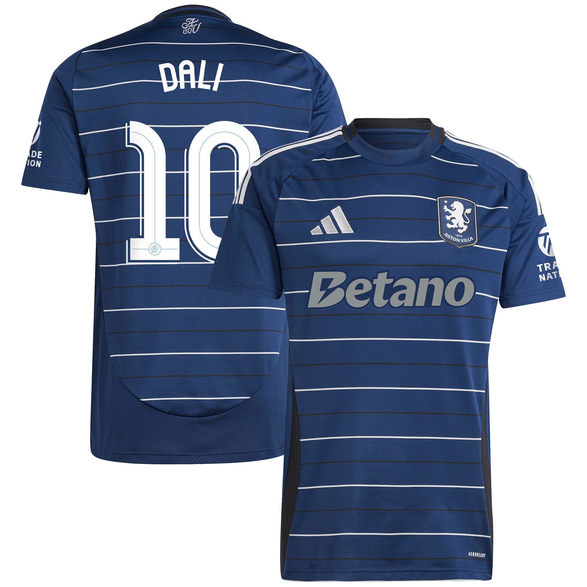 Aston Villa aston villa adidas third shirt 2024-25 with dali 10 cup printing Kits - Official Football Shirts & Training Gear