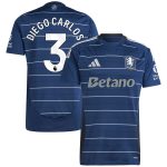 Aston Villa aston villa adidas third shirt 2024-25 with diego carlos 3 printing Kits - Official Football Shirts & Training Gear