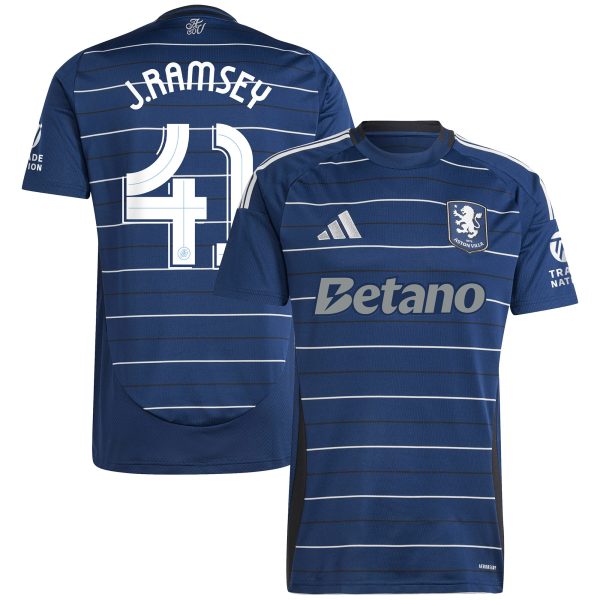 Aston Villa aston villa adidas third shirt 2024-25 with j. ramsey 41 cup printing Kits - Official Football Shirts & Training Gear