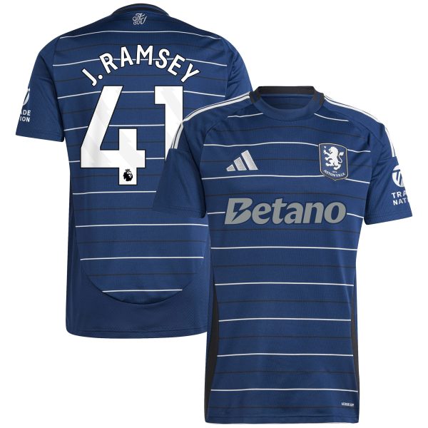 Aston Villa aston villa adidas third shirt 2024-25 with j. ramsey 41 printing Kits - Official Football Shirts & Training Gear