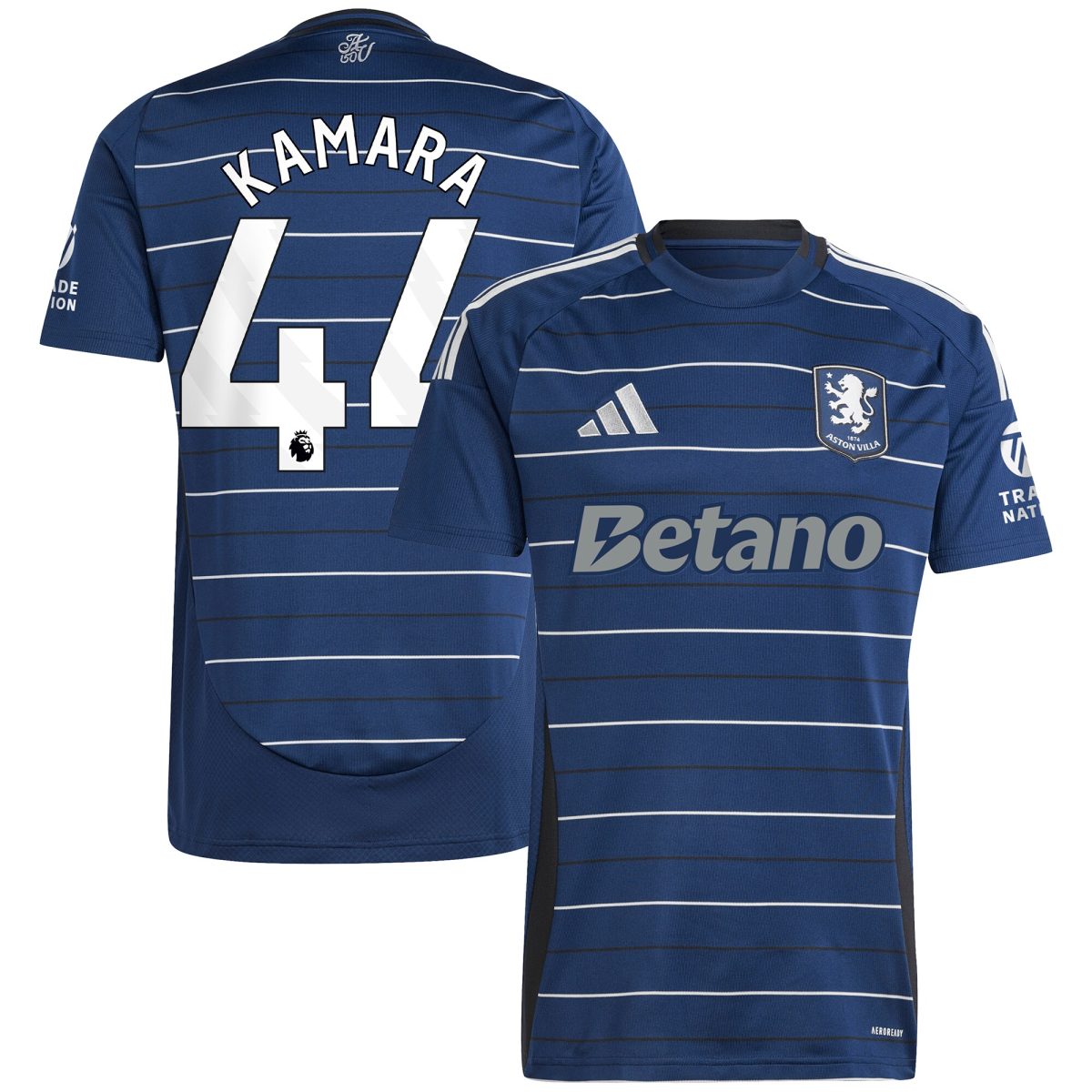 Aston Villa aston villa adidas third shirt 2024-25 with kamara 44 printing Kits - Official Football Shirts & Training Gear