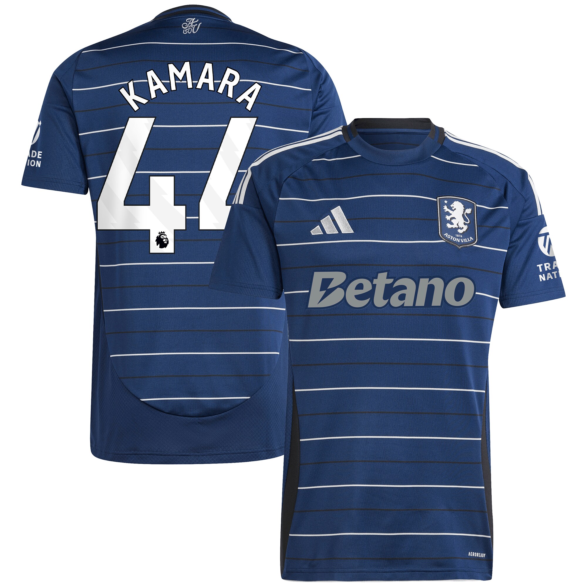Aston Villa aston villa adidas third shirt 2024-25 with kamara 44 printing Kits - Official Football Shirts & Training Gear