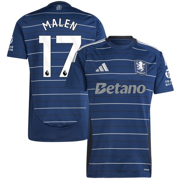 Aston Villa aston villa adidas third shirt 2024-25 with malen 17 printing Kits - Official Football Shirts & Training Gear