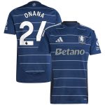Aston Villa aston villa adidas third shirt 2024-25 with onana 24 printing Kits - Official Football Shirts & Training Gear