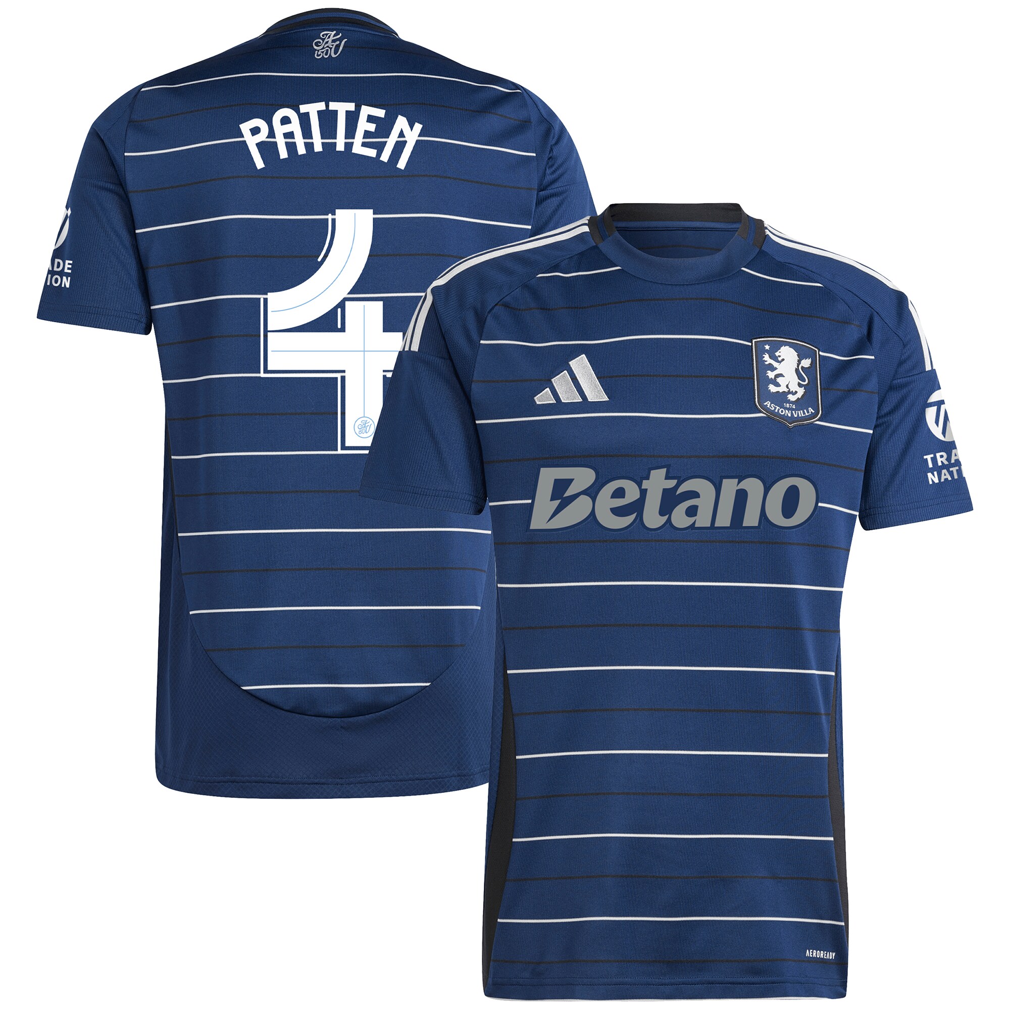 Aston Villa aston villa adidas third shirt 2024-25 with patten 4 cup printing Kits - Official Football Shirts & Training Gear