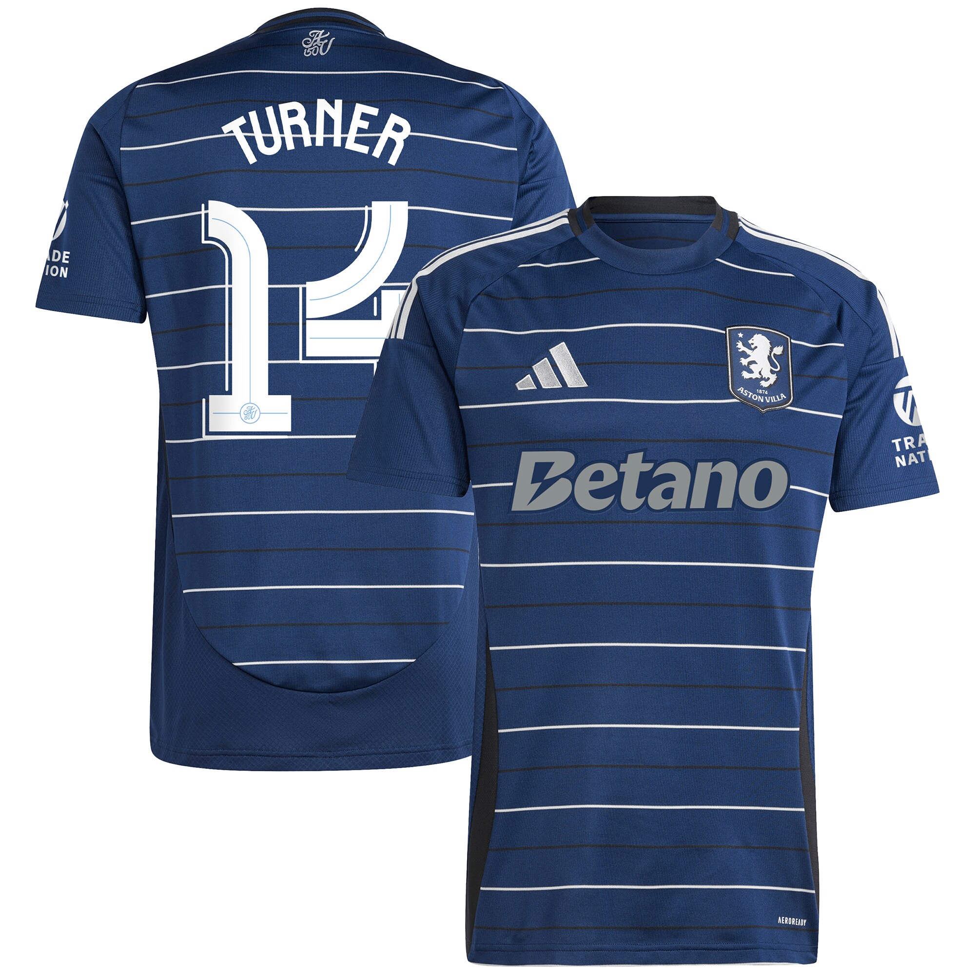 Aston Villa aston villa adidas third shirt 2024-25 with turner 14 cup printing Kits - Official Football Shirts & Training Gear