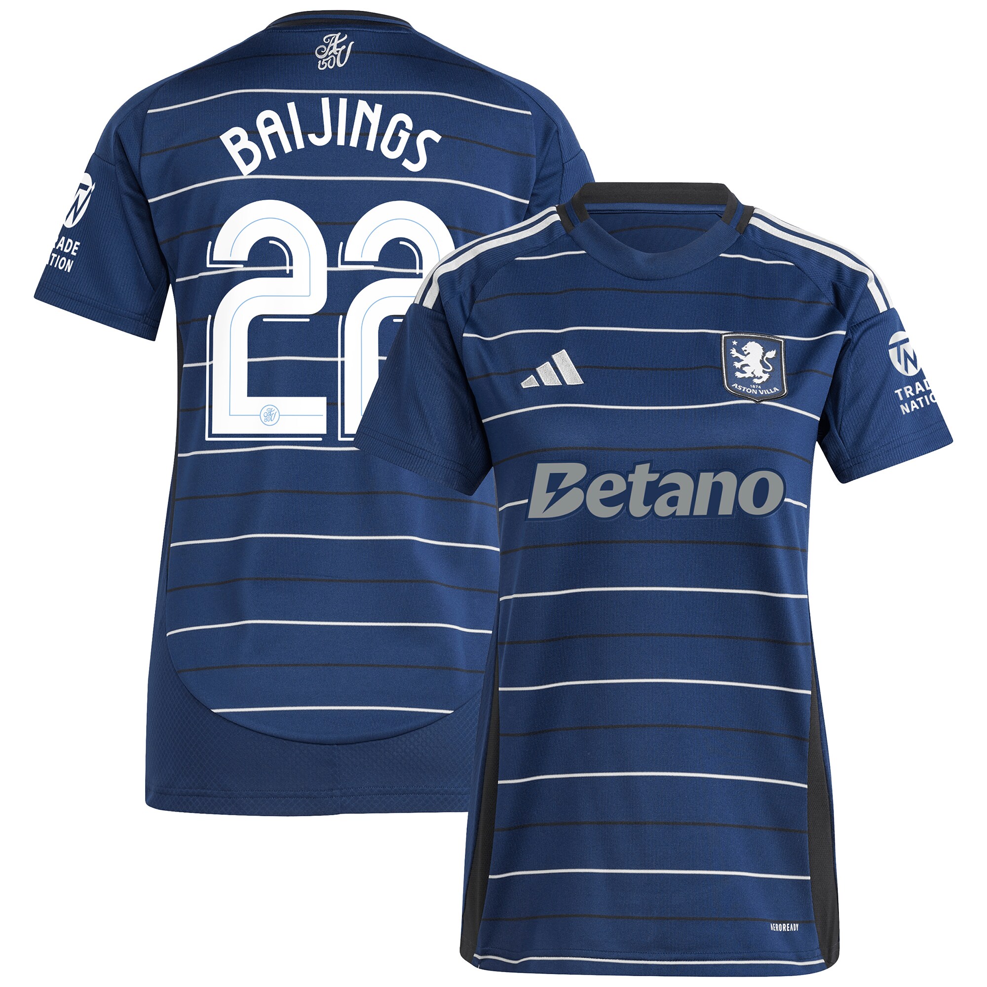 Aston Villa aston villa adidas third shirt 2024-25 – womens with baijings 22 cup printing Kits - Official Football Shirts & Training Gear