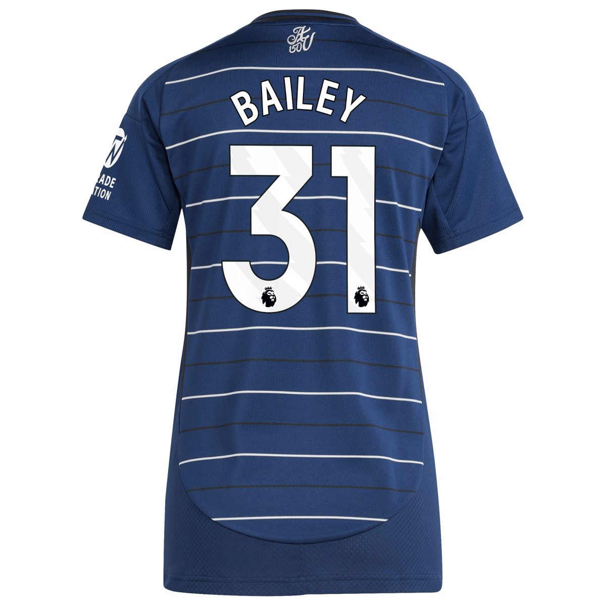 Aston Villa aston villa adidas third shirt 2024-25 – womens with bailey 31 printing Kits - Official Football Shirts & Training Gear