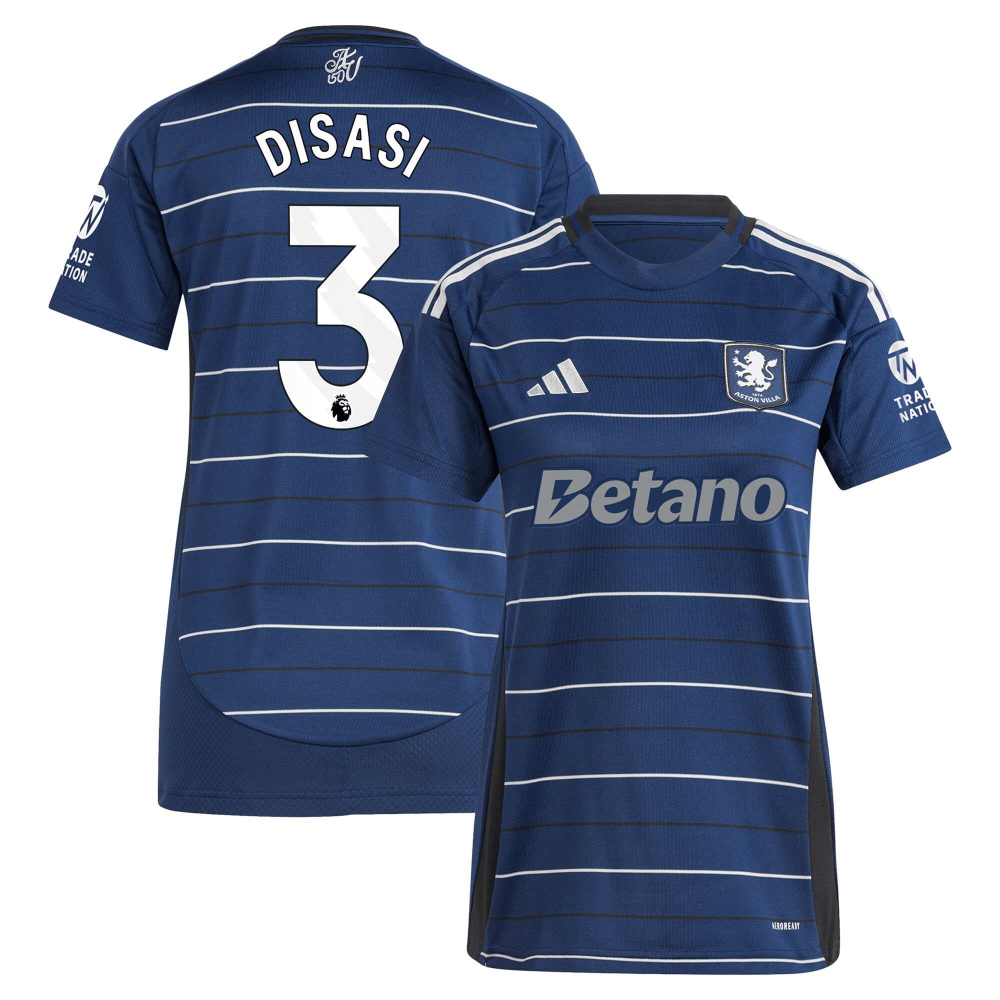 Aston Villa aston villa adidas third shirt 2024-25 – womens with disasi 3 printing Kits - Official Football Shirts & Training Gear