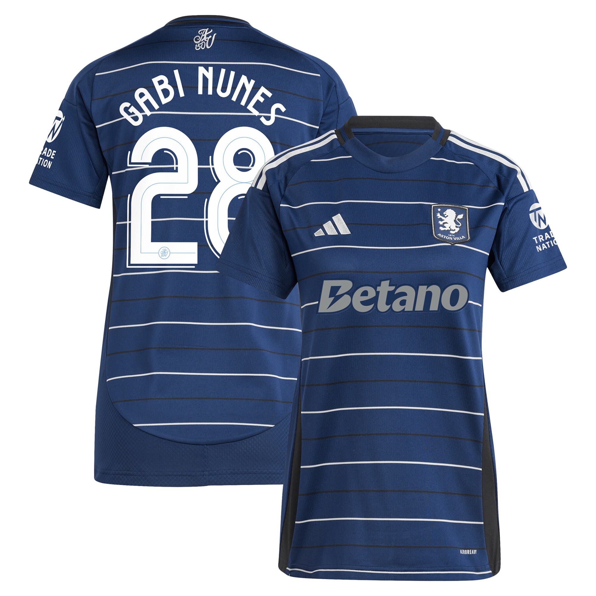 Aston Villa aston villa adidas third shirt 2024-25 – womens with gabi nunes 28 cup printing Kits - Official Football Shirts & Training Gear