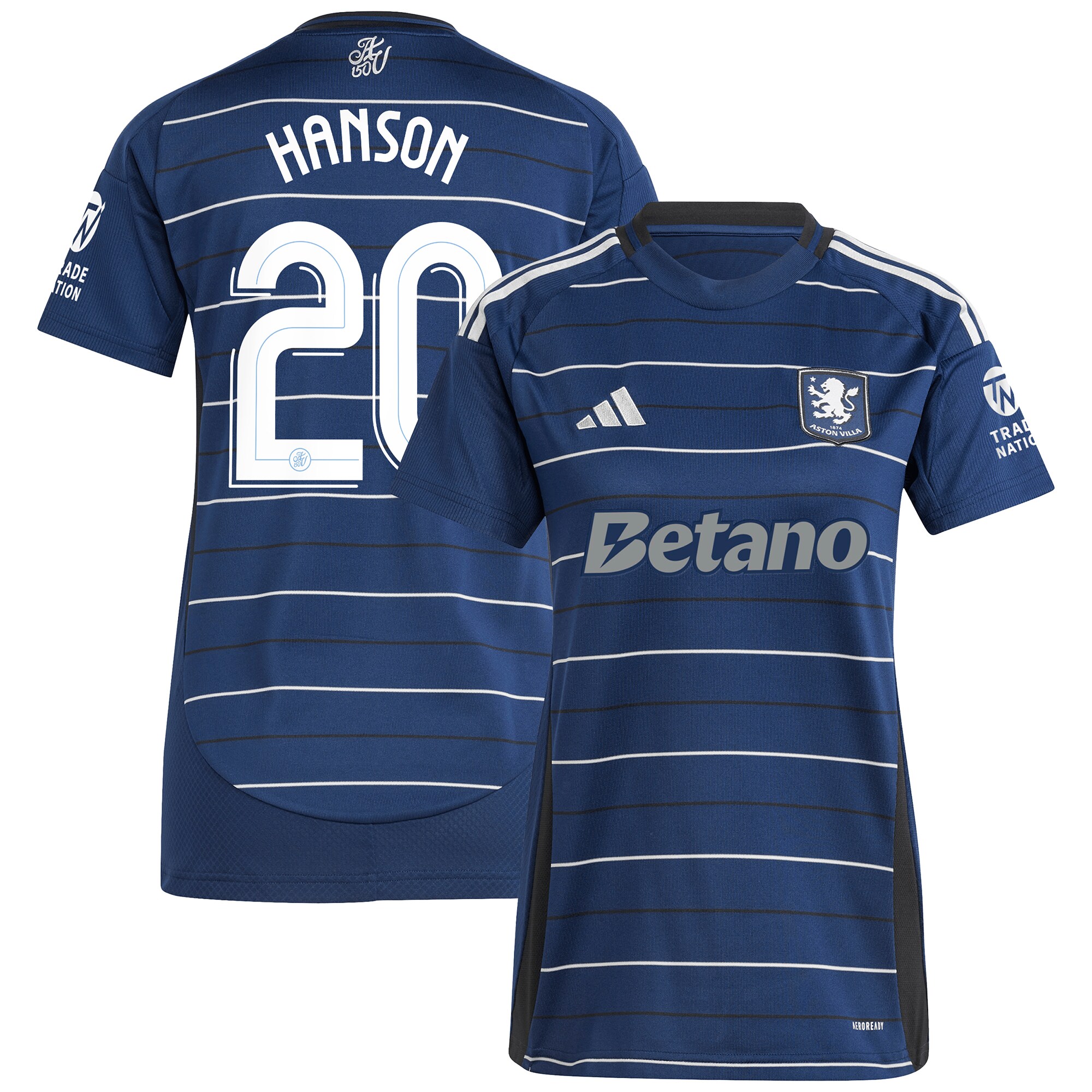 Aston Villa aston villa adidas third shirt 2024-25 – womens with hanson 20 cup printing Kits - Official Football Shirts & Training Gear
