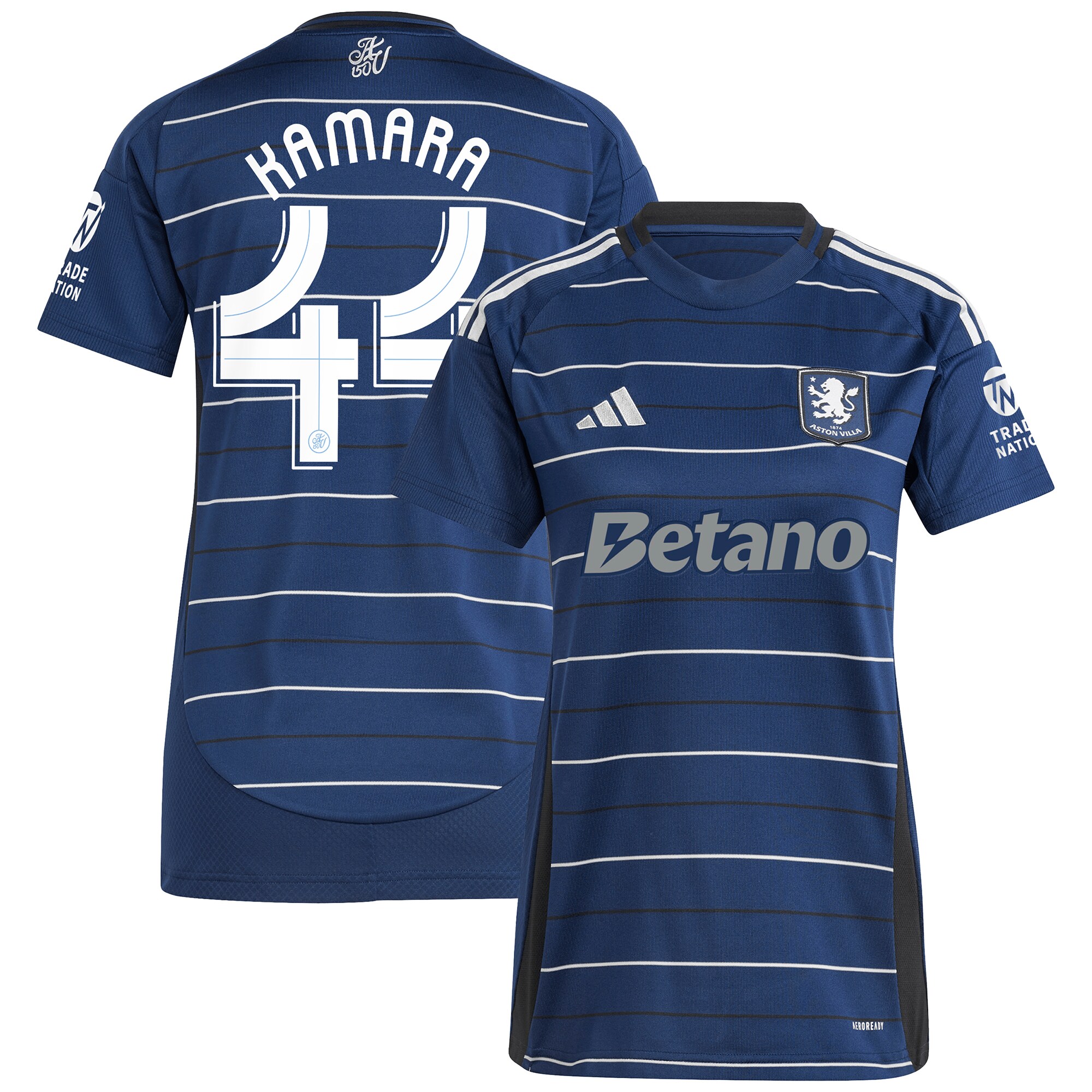 Aston Villa aston villa adidas third shirt 2024-25 – womens with kamara 44 cup printing Kits - Official Football Shirts & Training Gear