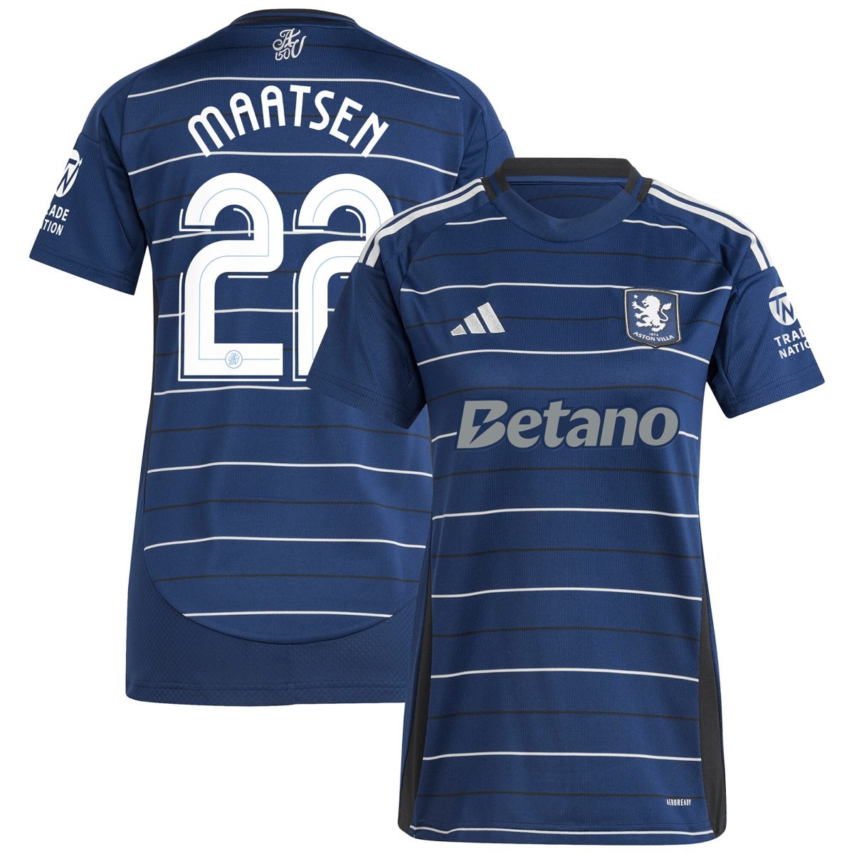 Aston Villa aston villa adidas third shirt 2024-25 – womens with maatsen 22 cup printing Kits - Official Football Shirts & Training Gear