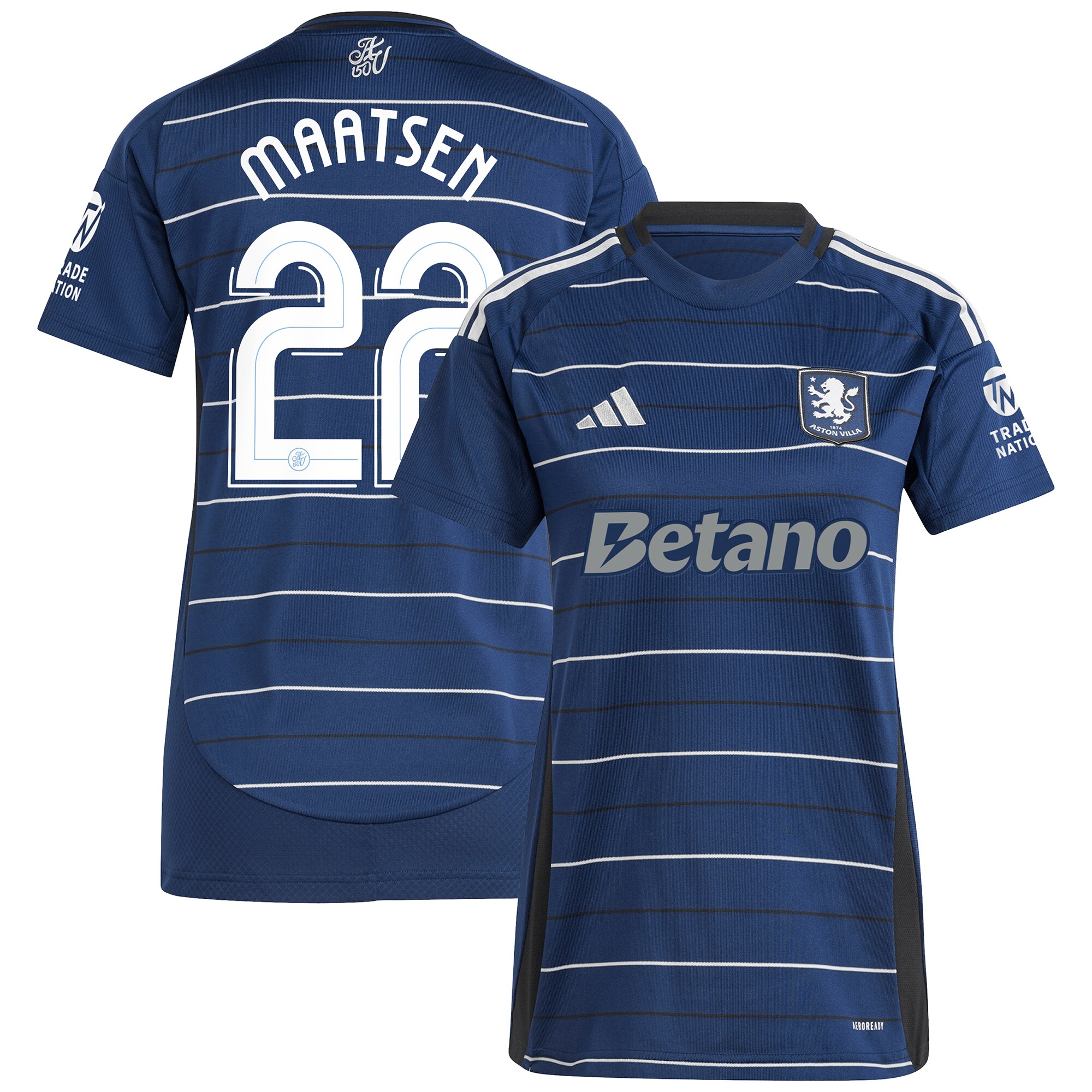 Aston Villa aston villa adidas third shirt 2024-25 – womens with maatsen 22 cup printing Kits - Official Football Shirts & Training Gear