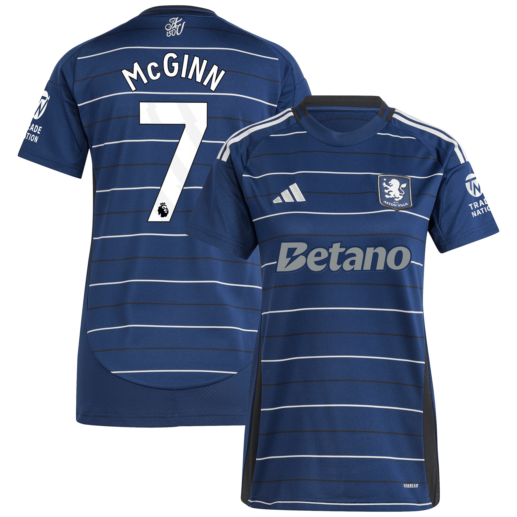 Aston Villa aston villa adidas third shirt 2024-25 – womens with mcginn 7 printing Kits - Official Football Shirts & Training Gear