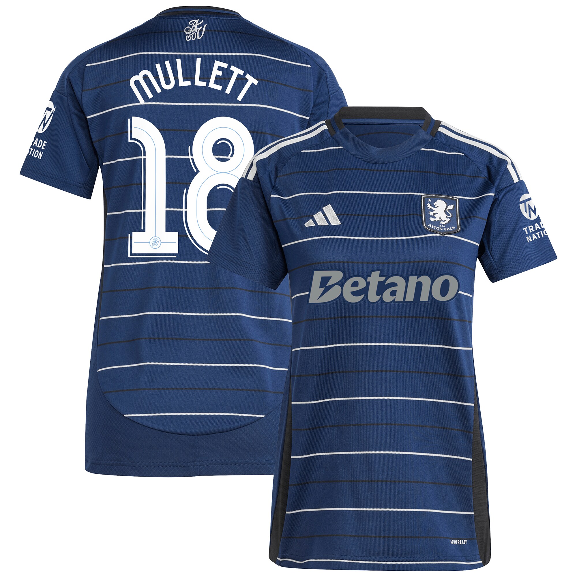 Aston Villa aston villa adidas third shirt 2024-25 – womens with mullett 18 cup printing Kits - Official Football Shirts & Training Gear