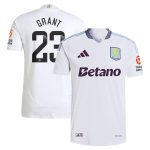 Aston Villa aston villa adidas wsl away authentic shirt 2024-25 with grant 23 printing Kits - Official Football Shirts & Training Gear