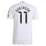 Aston Villa aston villa adidas wsl away authentic shirt 2024-25 with robinson 11 printing Kits - Official Football Shirts & Training Gear