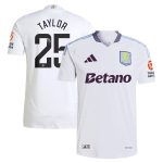 Aston Villa aston villa adidas wsl away authentic shirt 2024-25 with taylor 25 printing Kits - Official Football Shirts & Training Gear