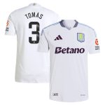 Aston Villa aston villa adidas wsl away authentic shirt 2024-25 with tomás 3 printing Kits - Official Football Shirts & Training Gear