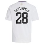Aston Villa aston villa adidas wsl away shirt 2024-25 – kids with gabi nunes 28 printing Kits - Official Football Shirts & Training Gear