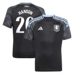 Aston Villa aston villa adidas wsl away shirt 2025-26 – kids with hanson 20 printing Kits - Official Football Shirts & Training Gear