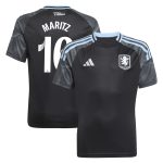 Aston Villa aston villa adidas wsl away shirt 2025-26 – kids with maritz 16 printing Kits - Official Football Shirts & Training Gear