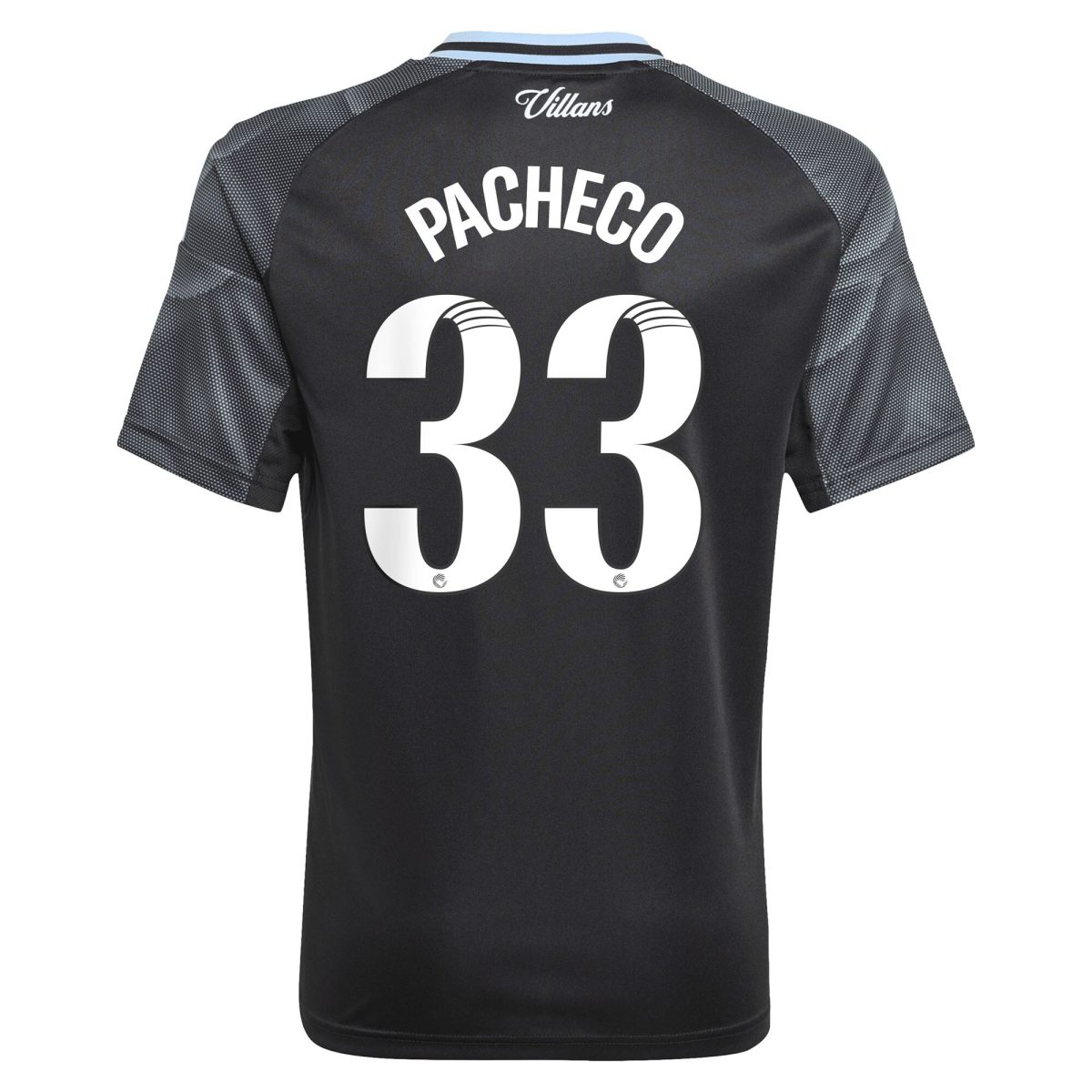 Aston Villa aston villa adidas wsl away shirt 2025-26 – kids with pacheco 33 printing Kits - Official Football Shirts & Training Gear