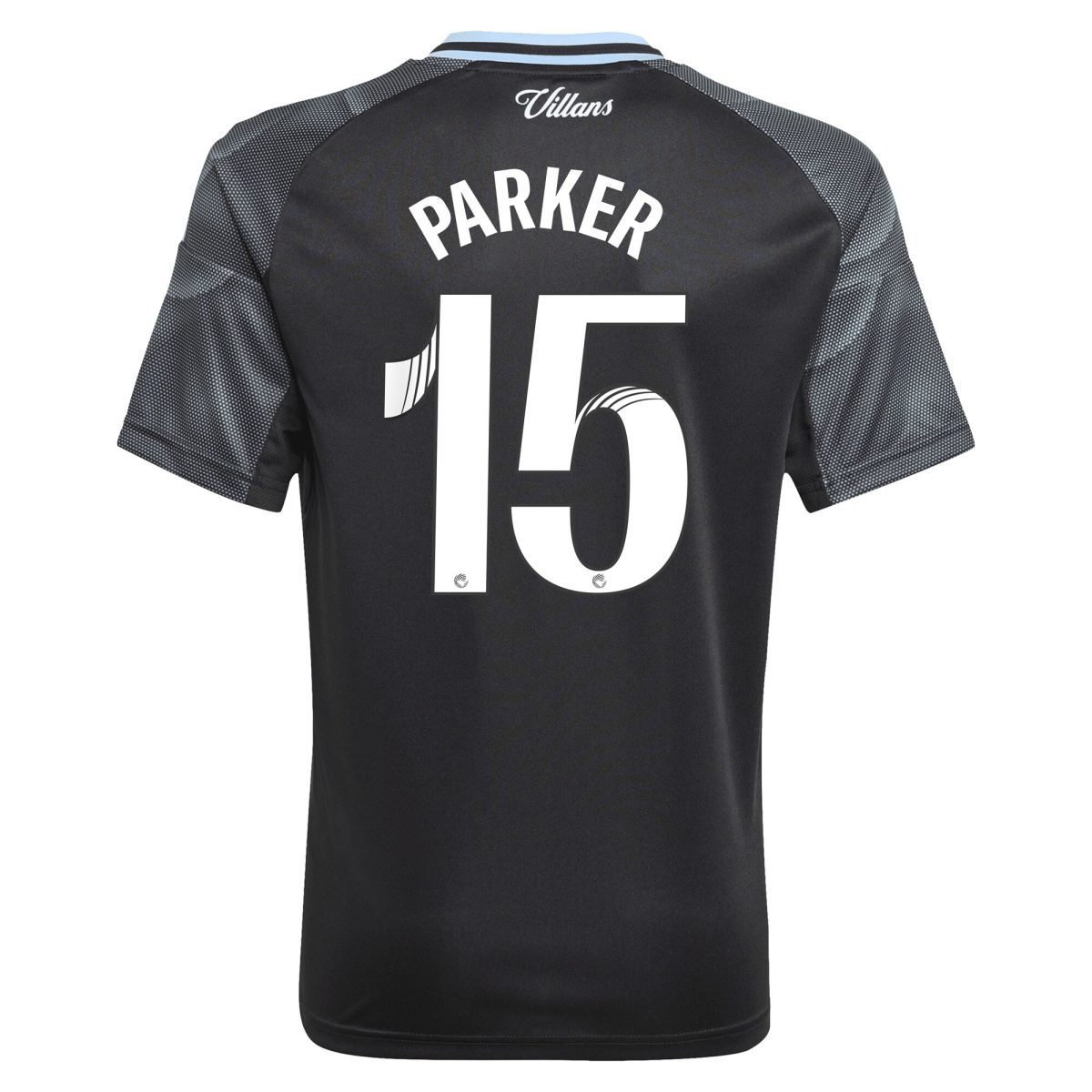 Aston Villa aston villa adidas wsl away shirt 2025-26 – kids with parker 15 printing Kits - Official Football Shirts & Training Gear