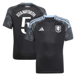Aston Villa aston villa adidas wsl away shirt 2025-26 – kids with staniforth 5 printing Kits - Official Football Shirts & Training Gear