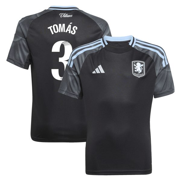 Aston Villa aston villa adidas wsl away shirt 2025-26 – kids with tomás 3 printing Kits - Official Football Shirts & Training Gear