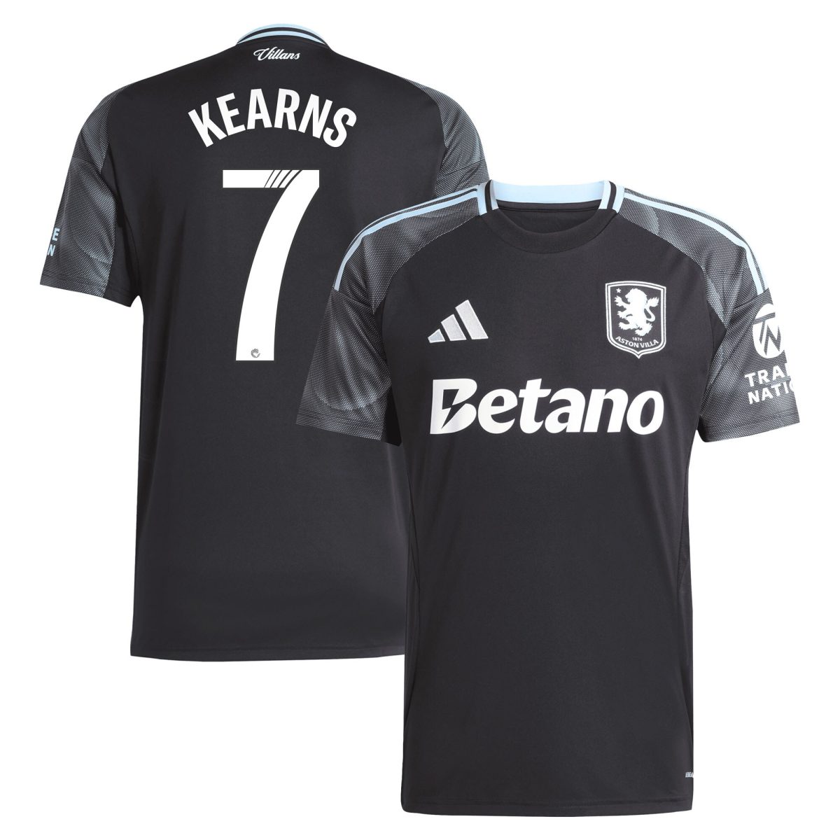 Aston Villa aston villa adidas wsl away shirt 2025-26 with kearns 7 printing Kits - Official Football Shirts & Training Gear