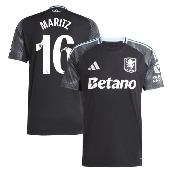 Aston Villa aston villa adidas wsl away shirt 2025-26 with maritz 16 printing Kits - Official Football Shirts & Training Gear