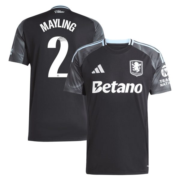 Aston Villa aston villa adidas wsl away shirt 2025-26 with mayling 2 printing Kits - Official Football Shirts & Training Gear