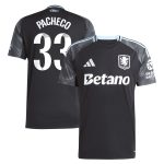 Aston Villa aston villa adidas wsl away shirt 2025-26 with pacheco 33 printing Kits - Official Football Shirts & Training Gear