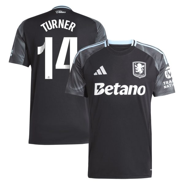 Aston Villa aston villa adidas wsl away shirt 2025-26 with turner 14 printing Kits - Official Football Shirts & Training Gear