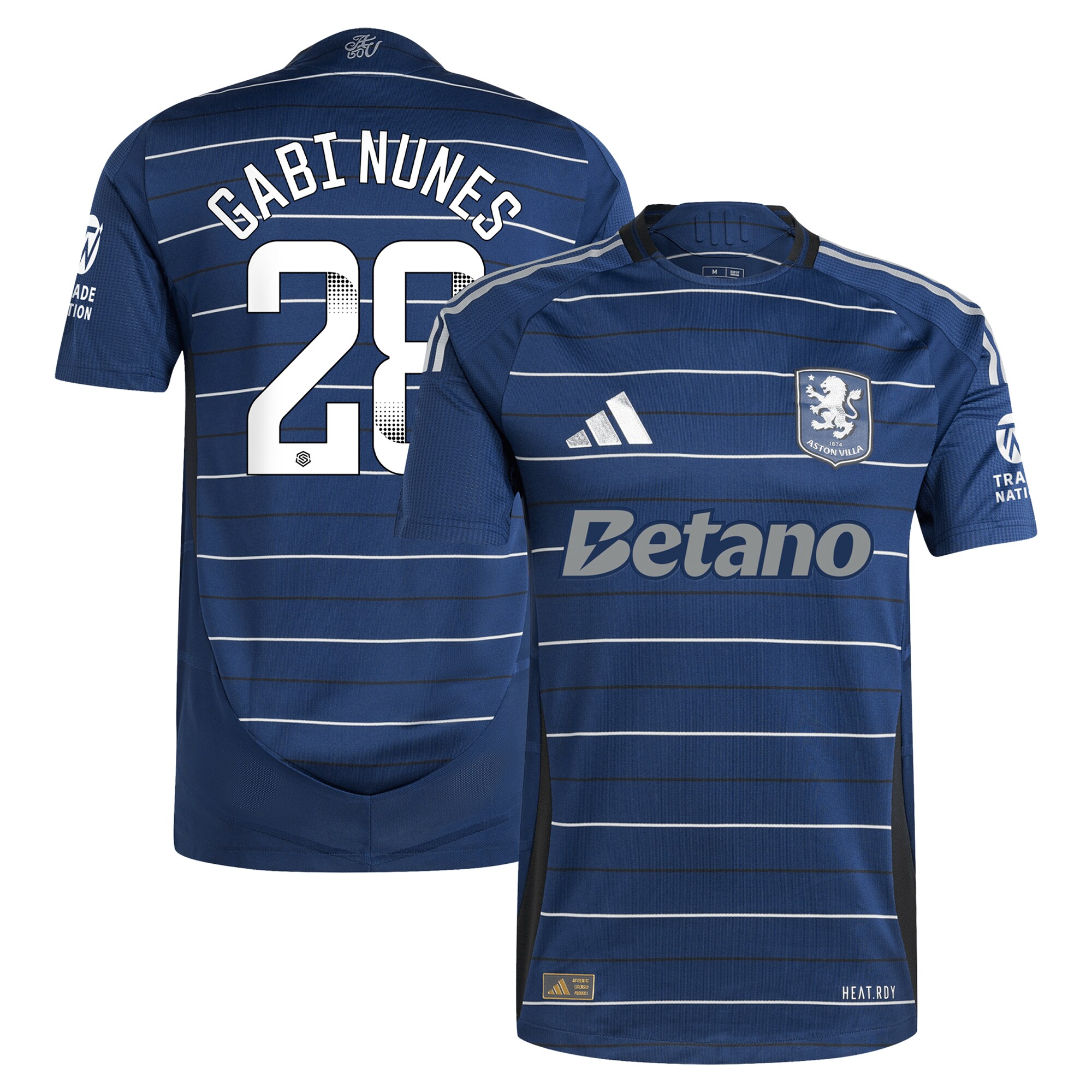 Aston Villa aston villa adidas wsl third authentic shirt 2024-25 with gabi nunes 28 printing Kits - Official Football Shirts & Training Gear