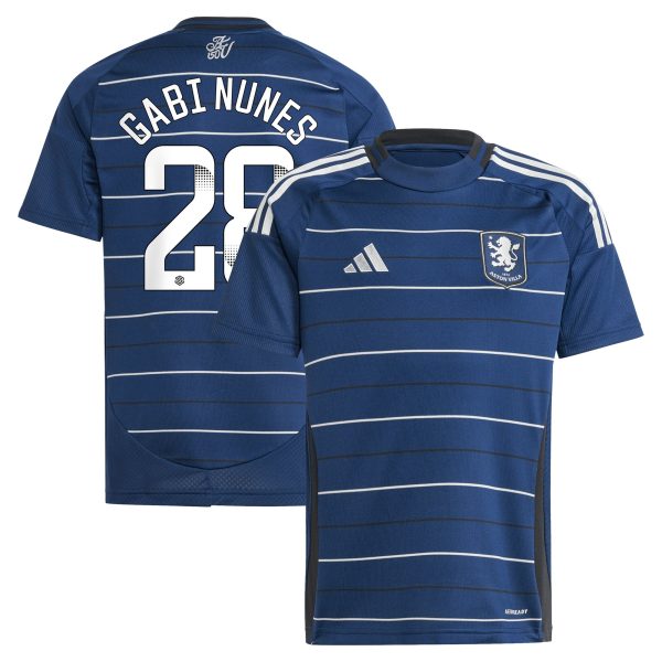 Aston Villa aston villa adidas wsl third shirt 2024-25 – kids with gabi nunes 28 printing Kits - Official Football Shirts & Training Gear