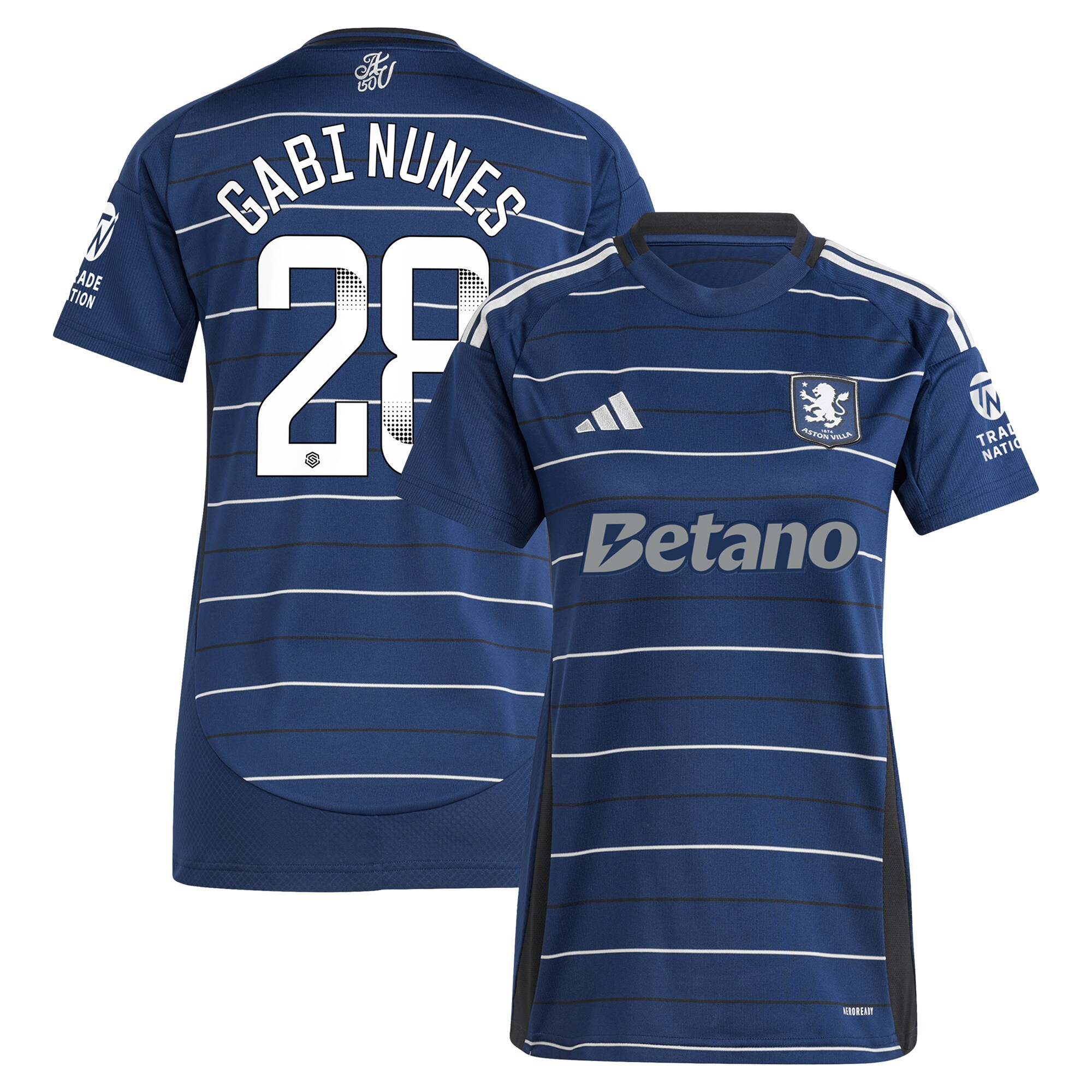 Aston Villa aston villa adidas wsl third shirt 2024-25 – womens with gabi nunes 28 printing Kits - Official Football Shirts & Training Gear