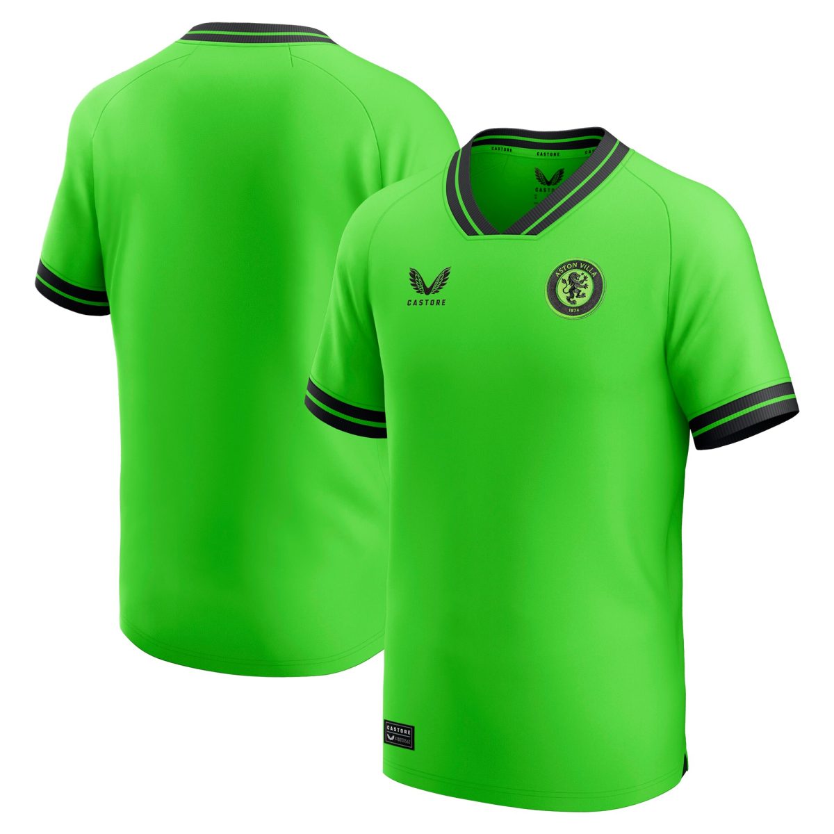Aston Villa aston villa castore away goalkeeper shirt 2023-24 – kids with custom printing Kits - Official Football Shirts & Training Gear