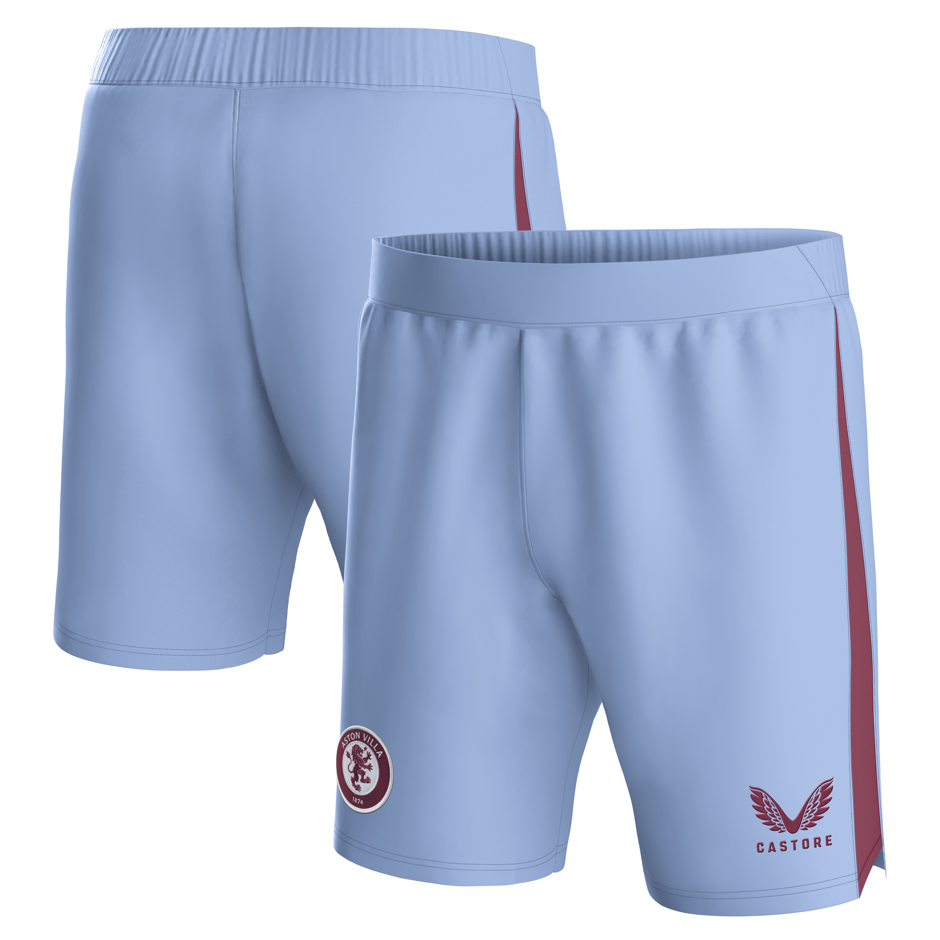Aston Villa aston villa castore away shorts 2023-24 – kids with custom printing Kits - Official Football Shirts & Training Gear