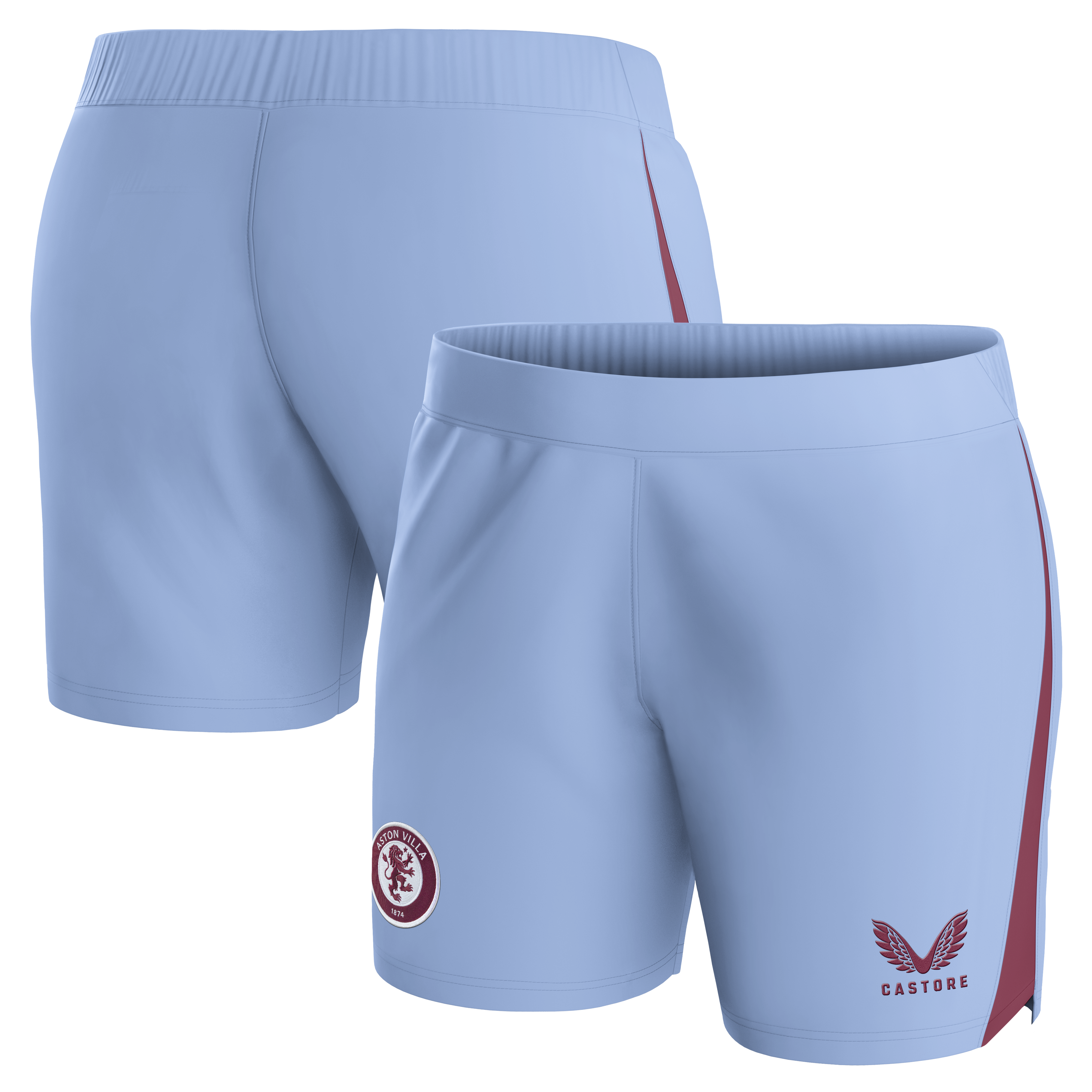 Aston Villa aston villa castore away shorts 2023-24 – womens with custom printing Kits - Official Football Shirts & Training Gear