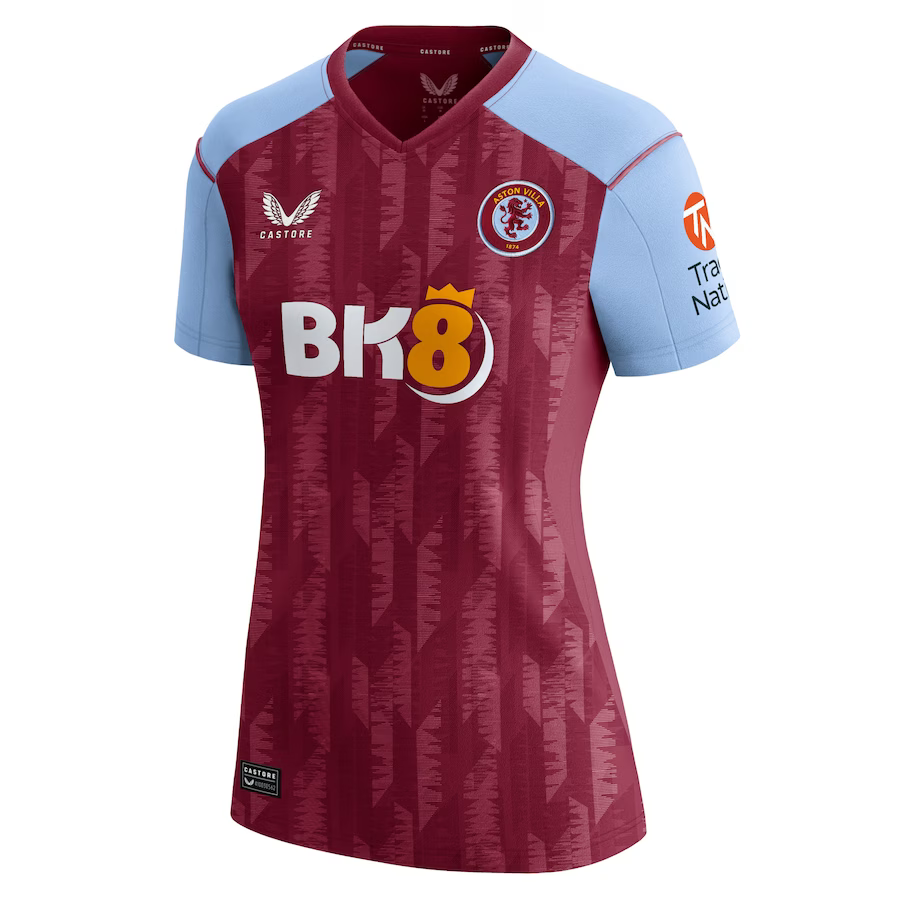 Aston Villa aston villa castore home shirt 2023-24 – womens with custom printing Kits - Official Football Shirts & Training Gear