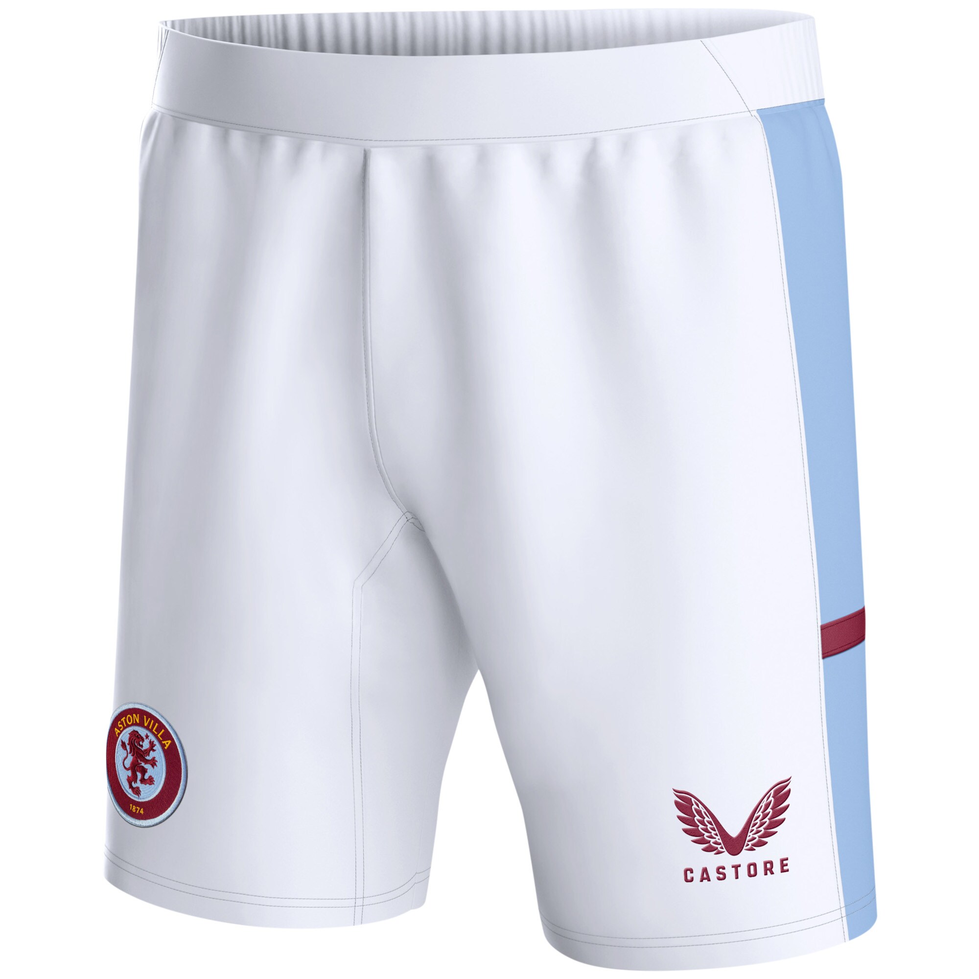 Aston Villa aston villa castore home shorts 2023-24 – kids with custom printing Kits - Official Football Shirts & Training Gear