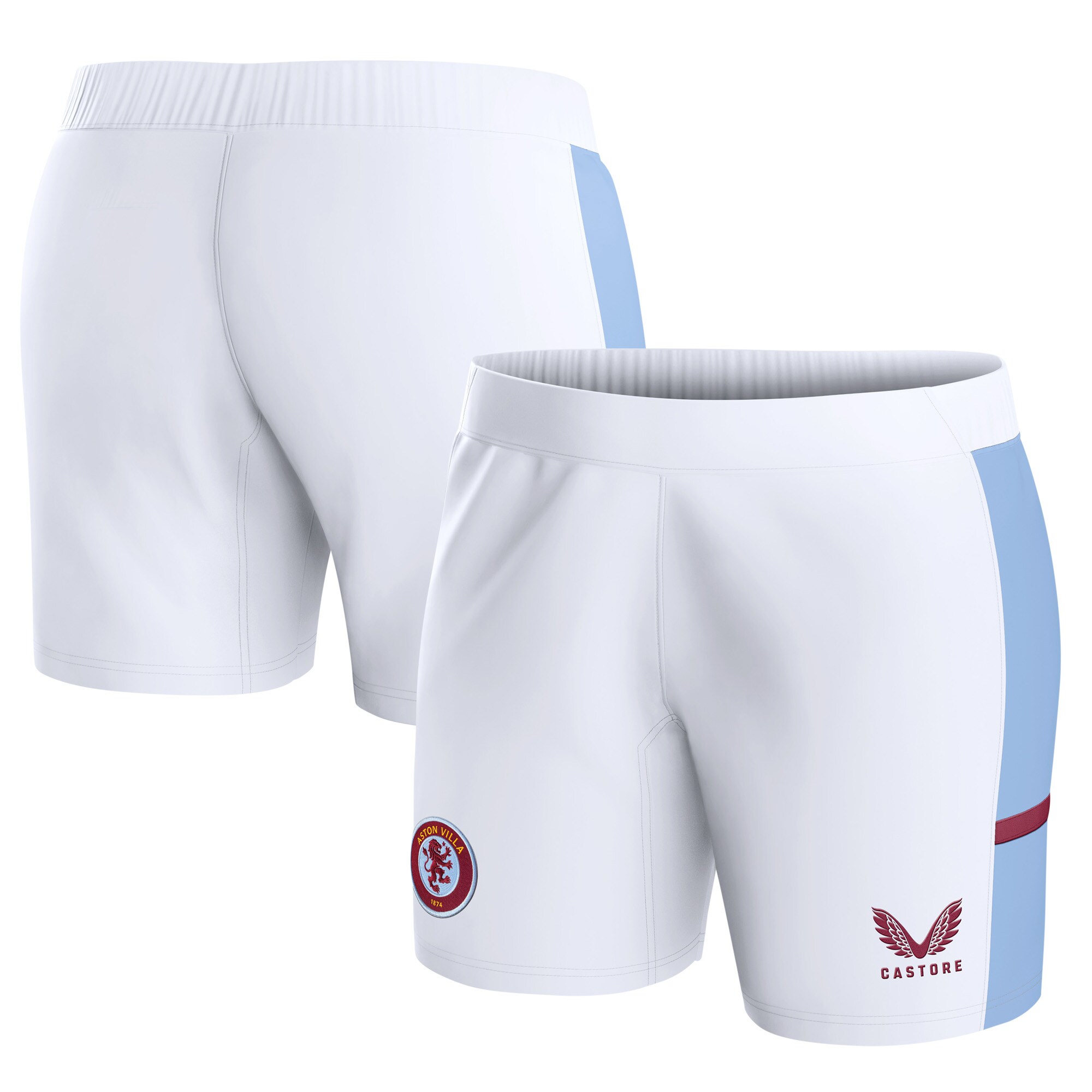 Aston Villa aston villa castore home shorts 2023-24 – womens with custom printing Kits - Official Football Shirts & Training Gear