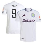 Aston Villa aston villa wsl adidas away authentic shirt 2024-25 with daly 9 printing Kits - Official Football Shirts & Training Gear
