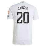 Aston Villa aston villa wsl adidas away authentic shirt 2024-25 with hanson 20 printing Kits - Official Football Shirts & Training Gear