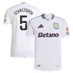 Aston Villa aston villa wsl adidas away authentic shirt 2024-25 with staniforth 5 printing Kits - Official Football Shirts & Training Gear
